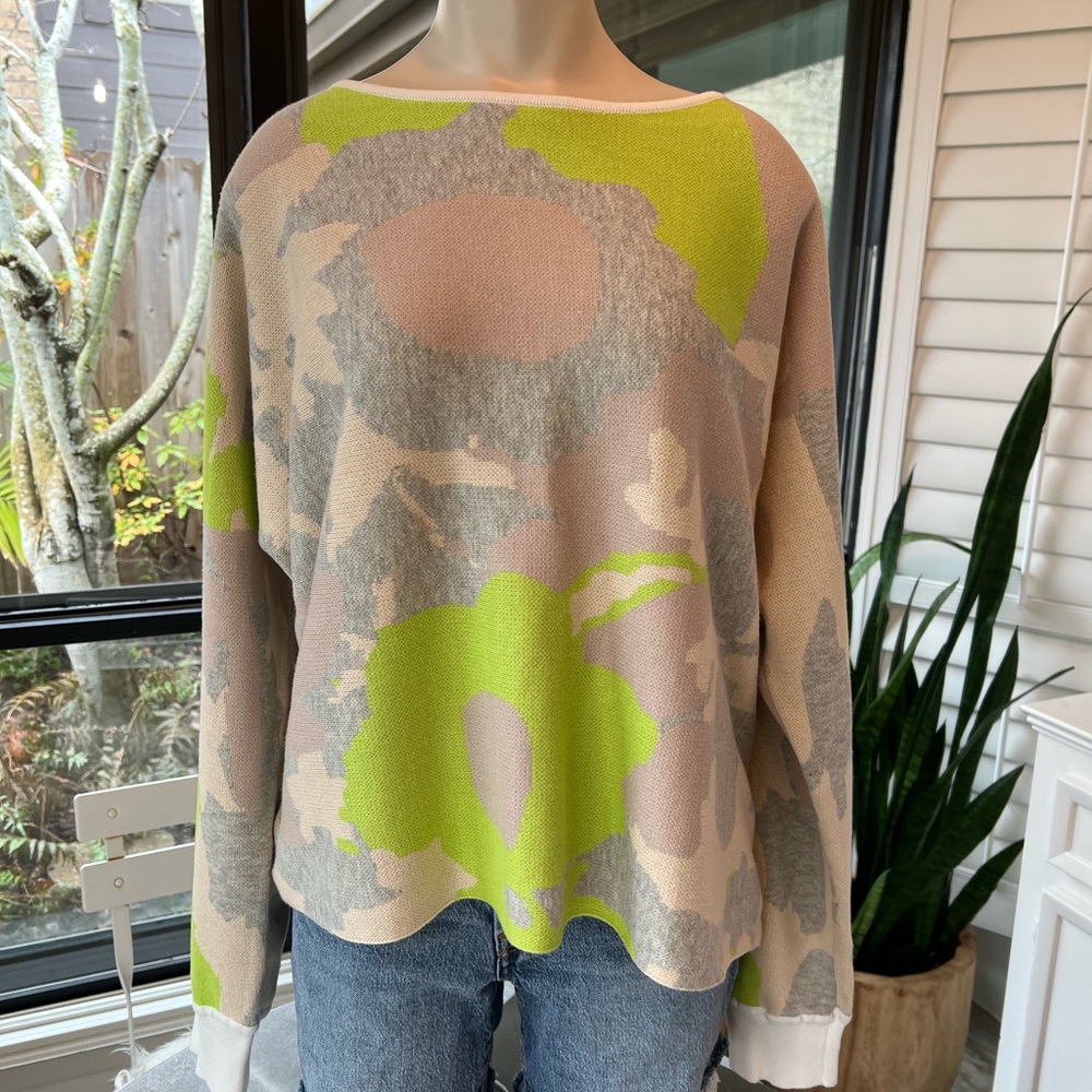 Chic Camouflage Sweater